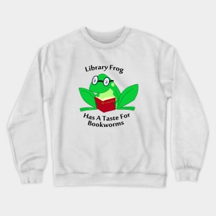 Library Frog Crewneck Sweatshirt